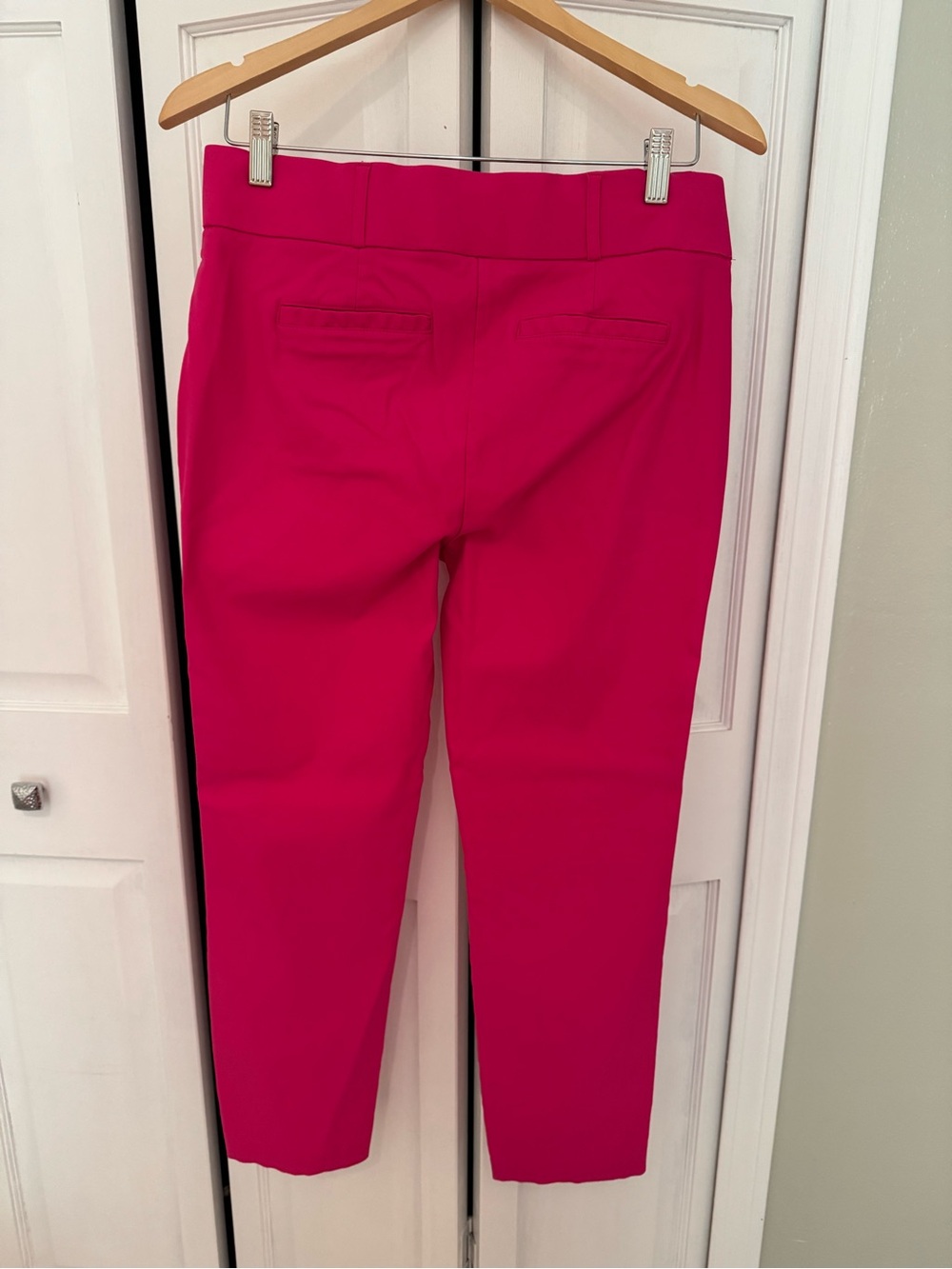 Simply Vera Vera Wang Hot Pink Cropped Ankle Pants - Picture 3 of 9